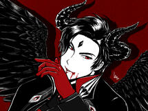 Obey Me Lucifer Demon- Art by Lazarustrashpit