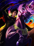 Obey Me Lucifer Unicorn - Art by Lazarustrashpit